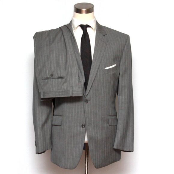 47R Jos A Bank 1905 Men's 2 pcs Suit Jacket Blazer Pants 38W D090501 - Picture 1 of 16